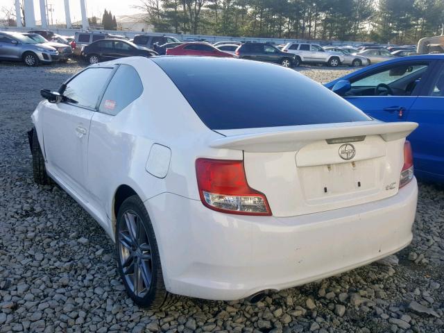 JTKJF5C72D3059458 - 2013 TOYOTA SCION TC WHITE photo 3