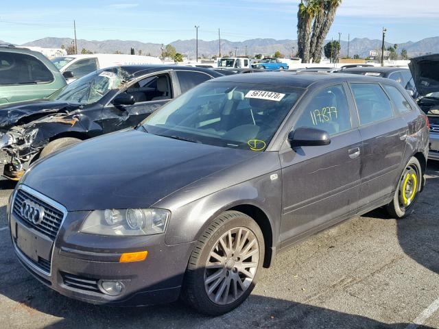 WAUNF78PX6A078719 - 2006 AUDI A3 2.0 PRE CHARCOAL photo 2