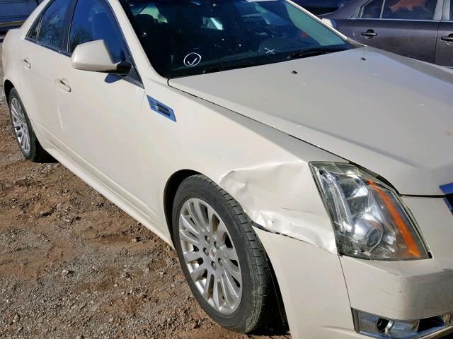 1G6DJ5EV6A0123869 - 2010 CADILLAC CTS PERFOR CREAM photo 9