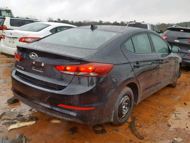 5NPD84LF0JH336821 - 2018 HYUNDAI ELANTRA SE BLACK photo 4