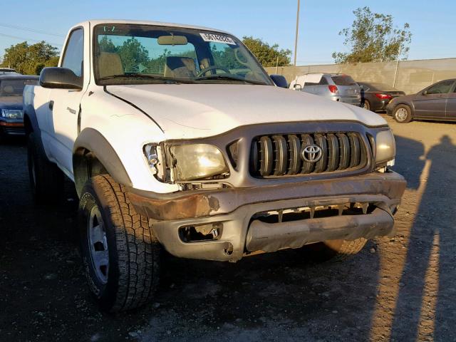 5TENM92N74Z445512 - 2004 TOYOTA TACOMA PRE WHITE photo 1