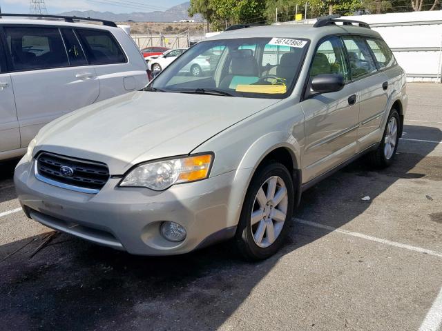 4S4BP61C567312794 - 2006 SUBARU LEGACY OUT TAN photo 2