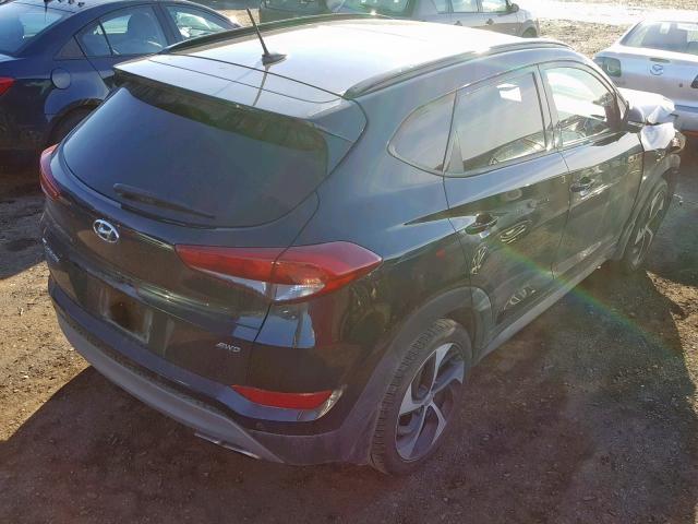 KM8J3CA21HU581070 - 2017 HYUNDAI TUCSON LIM BLACK photo 4