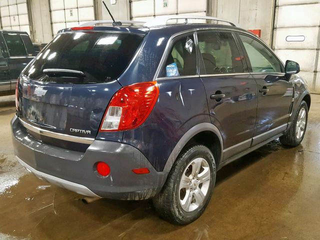 3GNAL2EK2ES528678 - 2014 CHEVROLET CAPTIVA LS 蓝色 照片 4