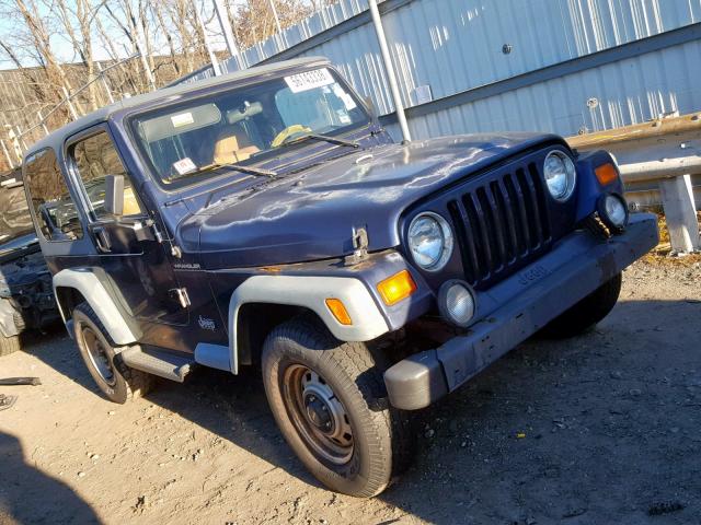 1J4FY29P1VP522305 - 1997 JEEP WRANGLER / BLUE photo 1