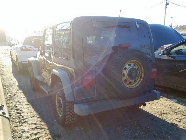 1J4FY29P1VP522305 - 1997 JEEP WRANGLER / BLUE photo 3