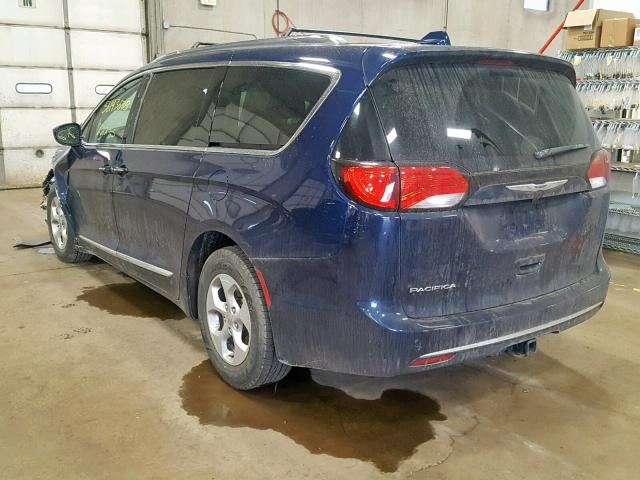 2C4RC1EG4HR627960 - 2017 CHRYSLER PACIFICA T GRAY photo 3