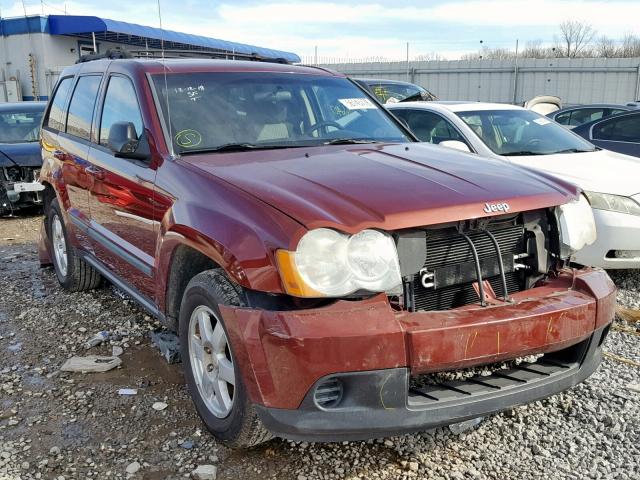 1J8GS48K99C517758 - 2009 JEEP GRAND CHER RED photo 1