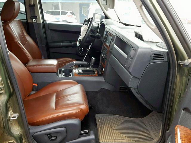 1J8HG58218C142815 - 2008 JEEP COMMANDER Yaşıl foto 5