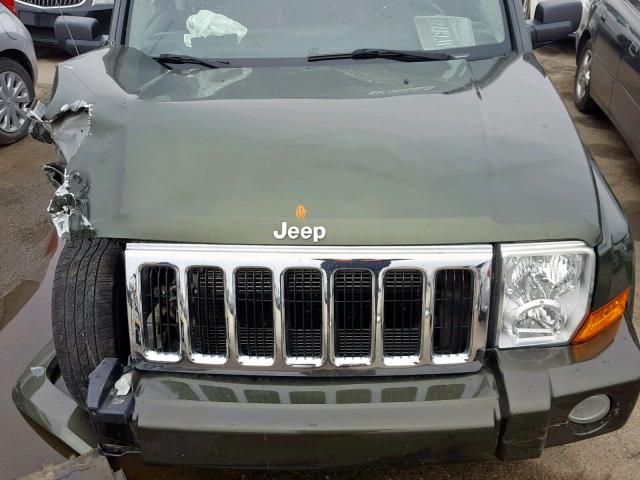 1J8HG58218C142815 - 2008 JEEP COMMANDER Yaşıl foto 7