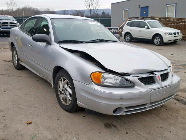 1G2NE52F04M651962 - 2004 PONTIAC GRAND AM S SILVER photo 1