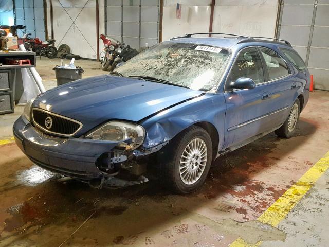 1MEFM58U52A641577 - 2002 MERCURY SABLE GS BLUE photo 2