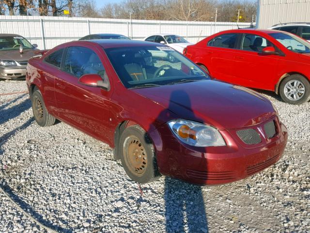 1G2AL18F387243030 - 2008 PONTIAC G5 RED photo 1