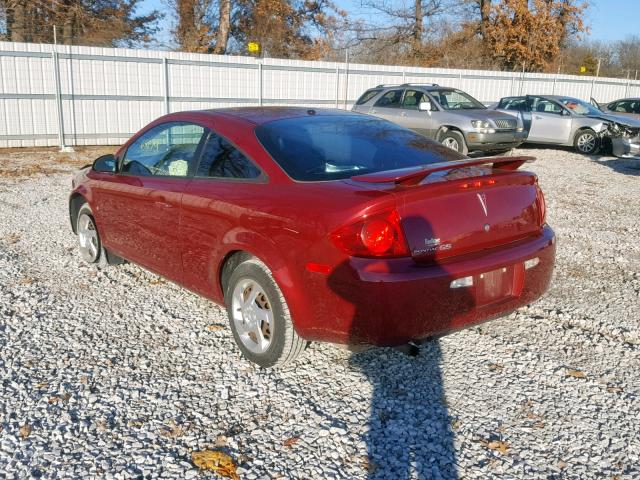 1G2AL18F387243030 - 2008 PONTIAC G5 RED photo 3