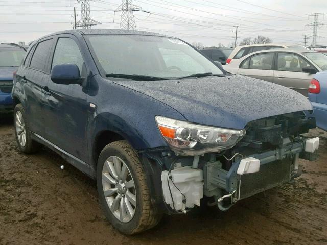 JA4AP4AU5BZ011299 - 2011 MITSUBISHI OUTLANDER BLUE photo 1