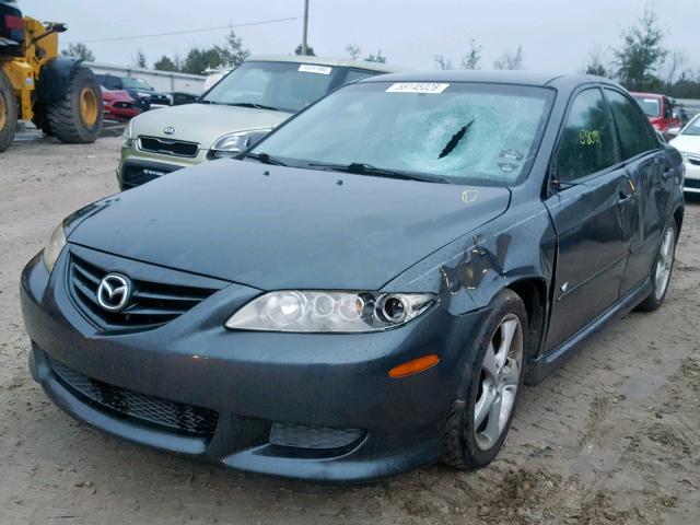 1YVHP80D055M16246 - 2005 MAZDA 6 S GRAY photo 2