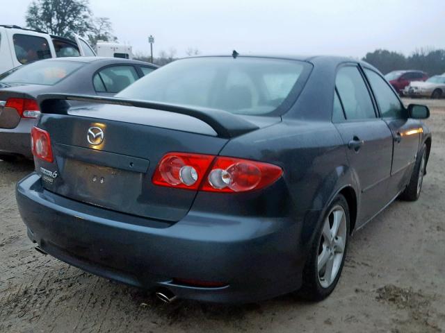 1YVHP80D055M16246 - 2005 MAZDA 6 S GRAY photo 4