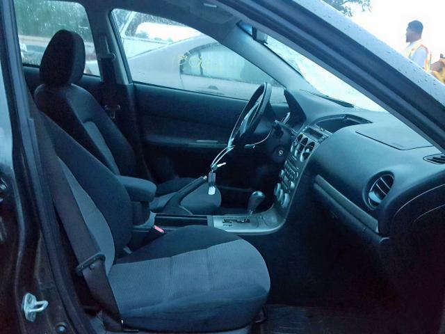 1YVHP80D055M16246 - 2005 MAZDA 6 S GRAY photo 5