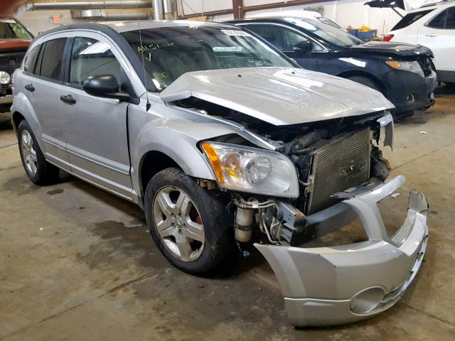 1B3HB48B27D581273 - 2007 DODGE CALIBER SX SILVER photo 1