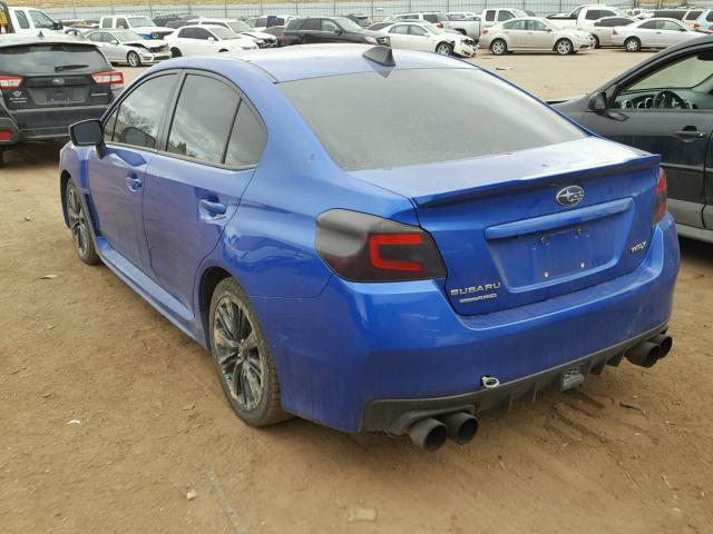 JF1VA1D65F9810340 - 2015 SUBARU WRX PREMIU BLUE photo 3