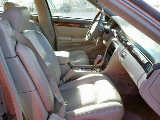 1G6KY54951U254209 - 2001 CADILLAC SEVILLE ST TAN photo 5