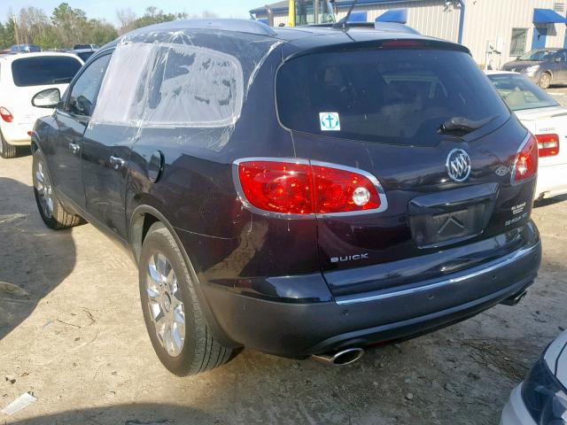 5GAKRDEDXCJ381115 - 2012 BUICK ENCLAVE BLACK photo 3