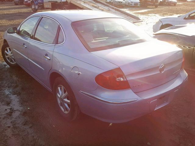 2G4WD532951346337 - 2005 BUICK LACROSSE C BLUE photo 3