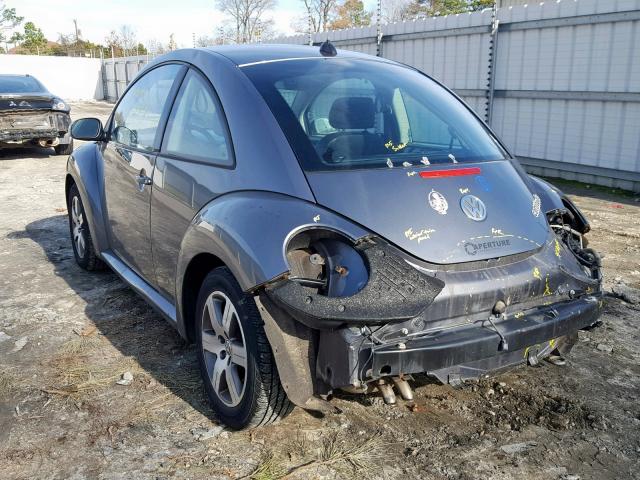 3VWRW31C26M417686 - 2006 VOLKSWAGEN NEW BEETLE GRAY photo 3