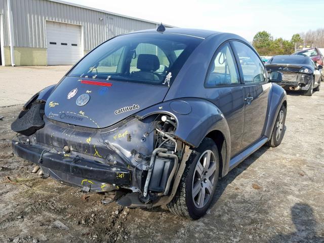 3VWRW31C26M417686 - 2006 VOLKSWAGEN NEW BEETLE GRAY photo 4