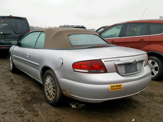 1C3EL55R26N120383 - 2006 CHRYSLER SEBRING TO SILVER photo 3