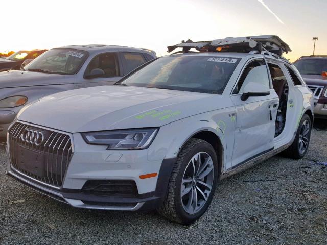 WA18NAF48HA139409 - 2017 AUDI A4 ALLROAD WHITE photo 2