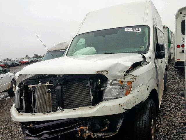 1N6BF0LY7HN810570 - 2017 NISSAN NV 2500 S WHITE photo 2