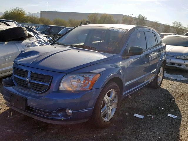 1B3HB48B97D257821 - 2007 DODGE CALIBER SX BLUE photo 2