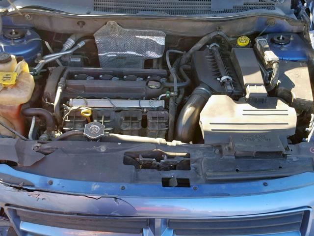 1B3HB48B97D257821 - 2007 DODGE CALIBER SX BLUE photo 7