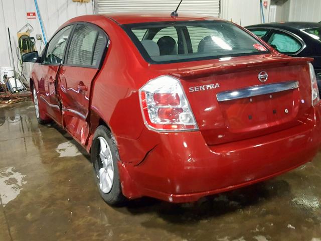 3N1AB6AP8CL711601 - 2012 NISSAN SENTRA 2.0 RED photo 3