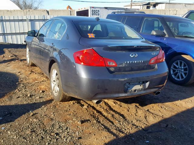 JNKCV61F79M365686 - 2009 INFINITI G37 SILVER photo 3