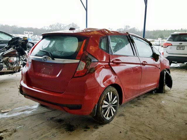 3HGGK5H86JM729300 - 2018 HONDA FIT EX RED photo 4