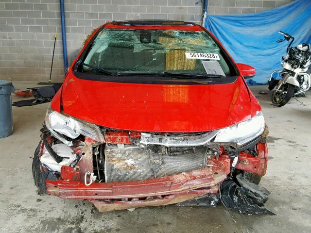 3HGGK5H86JM729300 - 2018 HONDA FIT EX RED photo 7