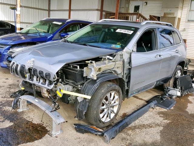 1C4PJMDS2EW282791 - 2014 JEEP CHEROKEE L SILVER photo 2