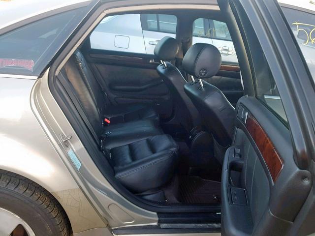 WAUML64BX2N091742 - 2002 AUDI A6 4.2 QUA BEIGE photo 6