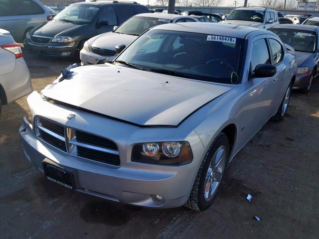 2B3KA33V79H514890 - 2009 DODGE CHARGER SX SILVER photo 2