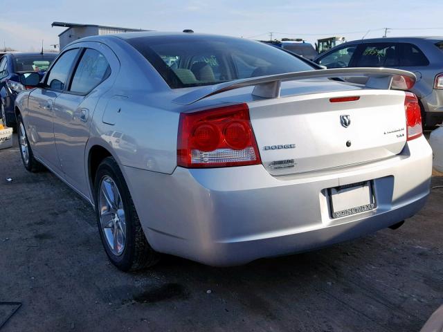 2B3KA33V79H514890 - 2009 DODGE CHARGER SX SILVER photo 3