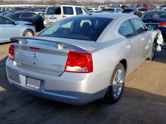 2B3KA33V79H514890 - 2009 DODGE CHARGER SX SILVER photo 4