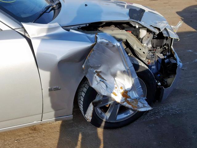 2B3KA33V79H514890 - 2009 DODGE CHARGER SX SILVER photo 9