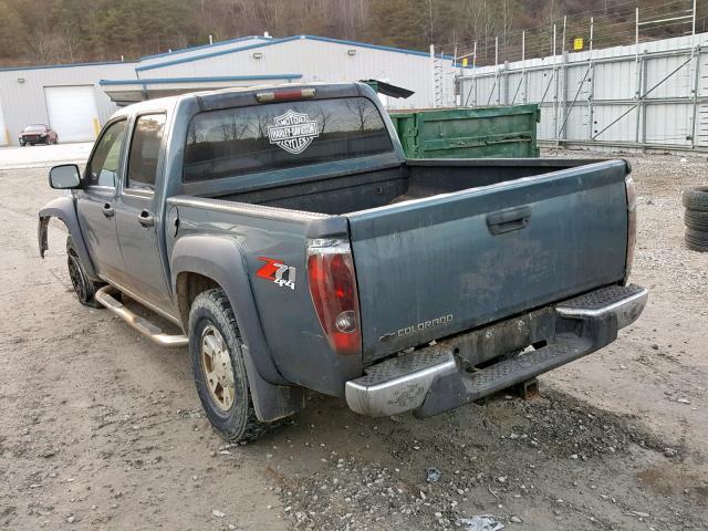 1GCDT136868130794 - 2006 CHEVROLET COLORADO GRAY photo 3