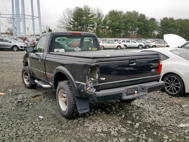 1FTYR10U91TA91691 - 2001 FORD RANGER BLACK photo 3