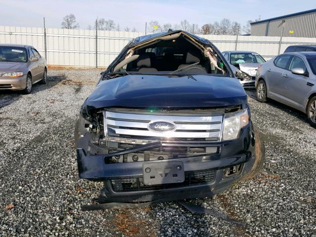 2FMDK36C99BA84860 - 2009 FORD EDGE SE BLACK photo 9