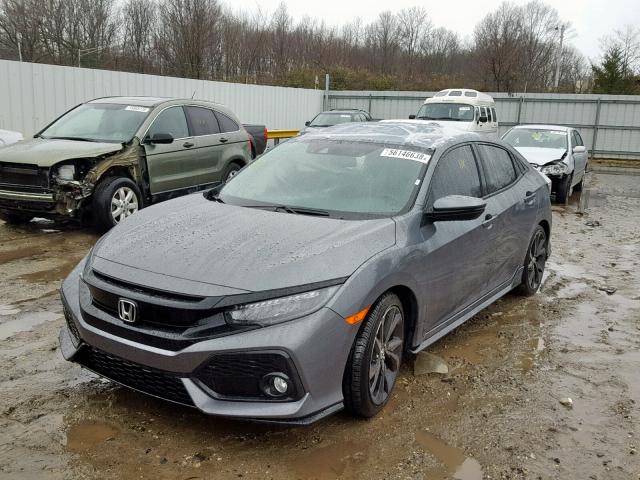 SHHFK7H96JU403689 - 2018 HONDA CIVIC SPOR GRAY photo 2