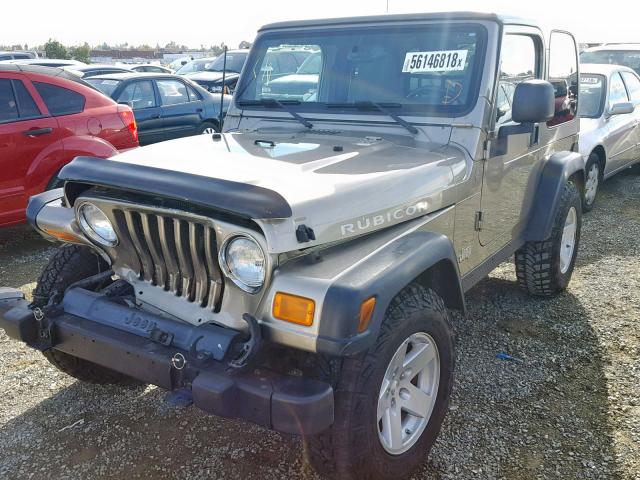 1J4FA69S64P736379 - 2004 JEEP WRANGLER / TAN photo 2