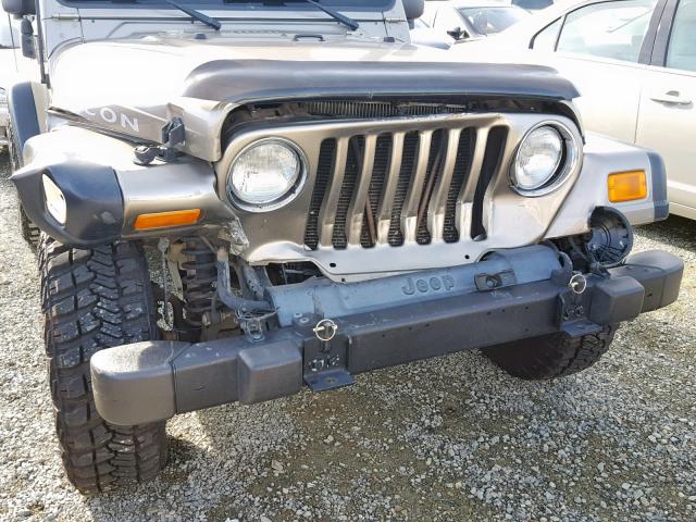 1J4FA69S64P736379 - 2004 JEEP WRANGLER / TAN photo 9